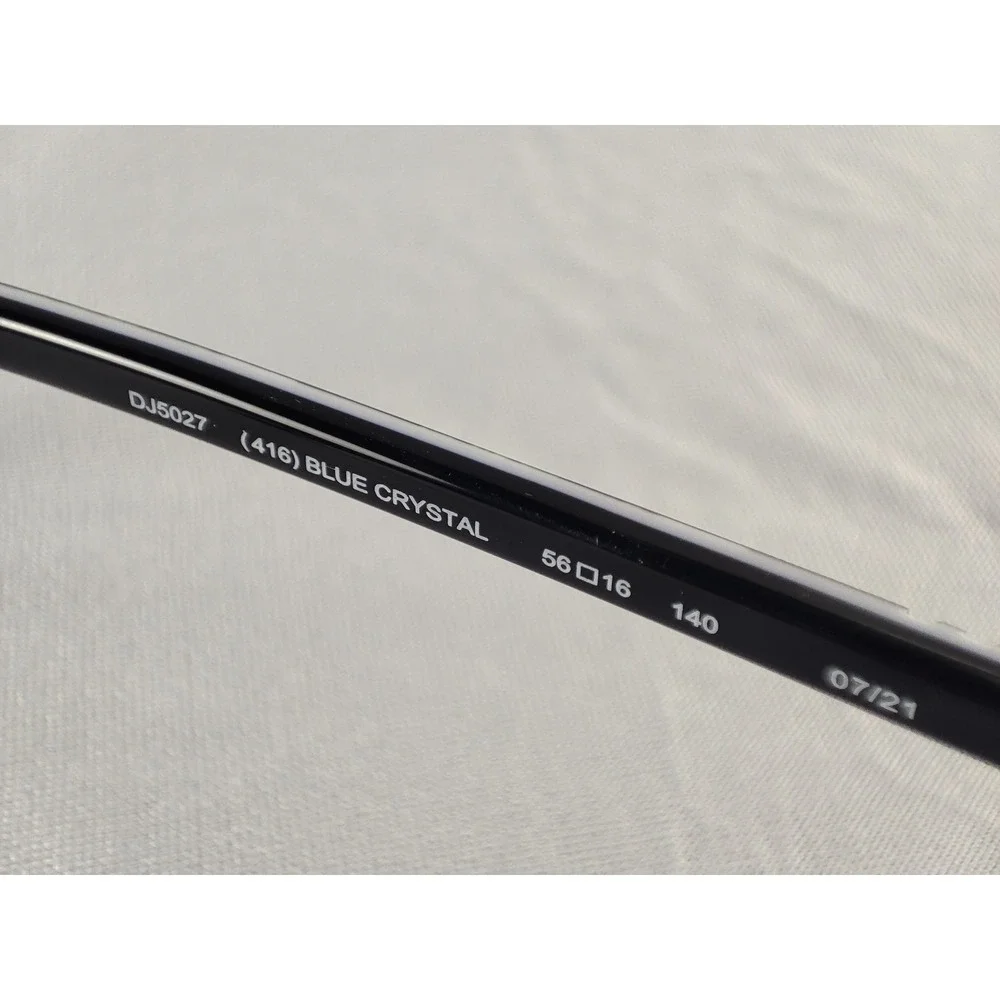 Draper James‎ DJ5027 416 Blue Crystal Cat Eye Eyeglass Frames 56-16-140 NWT
